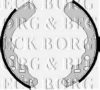 BORG & BECK BBS6152 Brake Shoe Set